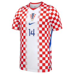 Alternative view of Hrvatska Ivan Perišić 14 Domaći Nogometni Dres – Model za Svjetsko Prvenstvo 2026