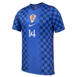 Alternative view of Hrvatska Ivan Perišić 14 Gostujući Nogometni Dres – Model za Svjetsko Prvenstvo 2026