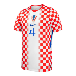 Alternative view of Hrvatska Joško Gvardiol 4 Domaći Nogometni Dres – Model za Svjetsko Prvenstvo 2026