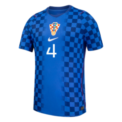 Alternative view of Hrvatska Joško Gvardiol 4 Gostujući Nogometni Dres – Model za Svjetsko Prvenstvo 2026